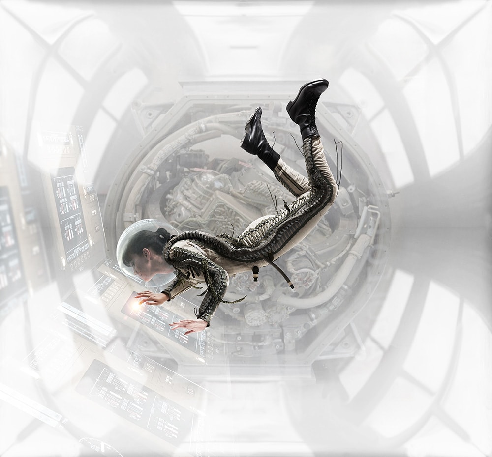 Weightless In Space Station