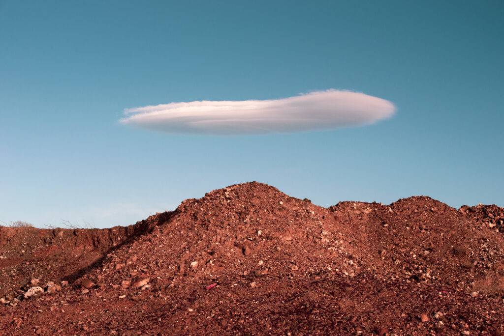Lenticular Cloud Over Ground.