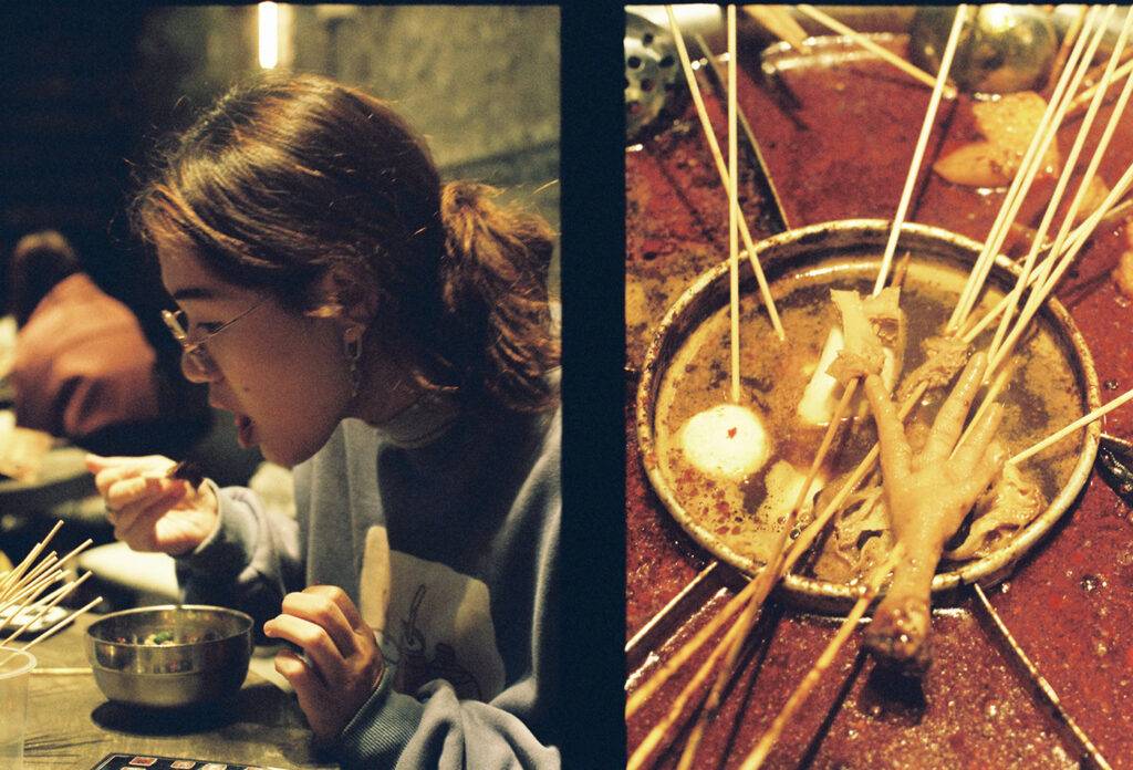 The Girl Is Eating & Malatang Half frame film