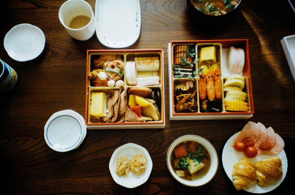 Traditional food enjoyed in Japan on New Years Day.