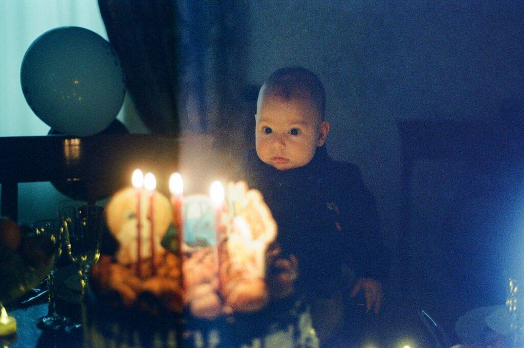 Newborn Baby's Birthday Celebration
