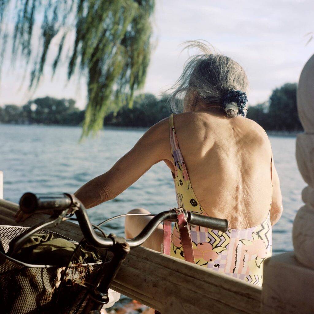 Grandma Took Off Her Clothes And Went Swimming In The River