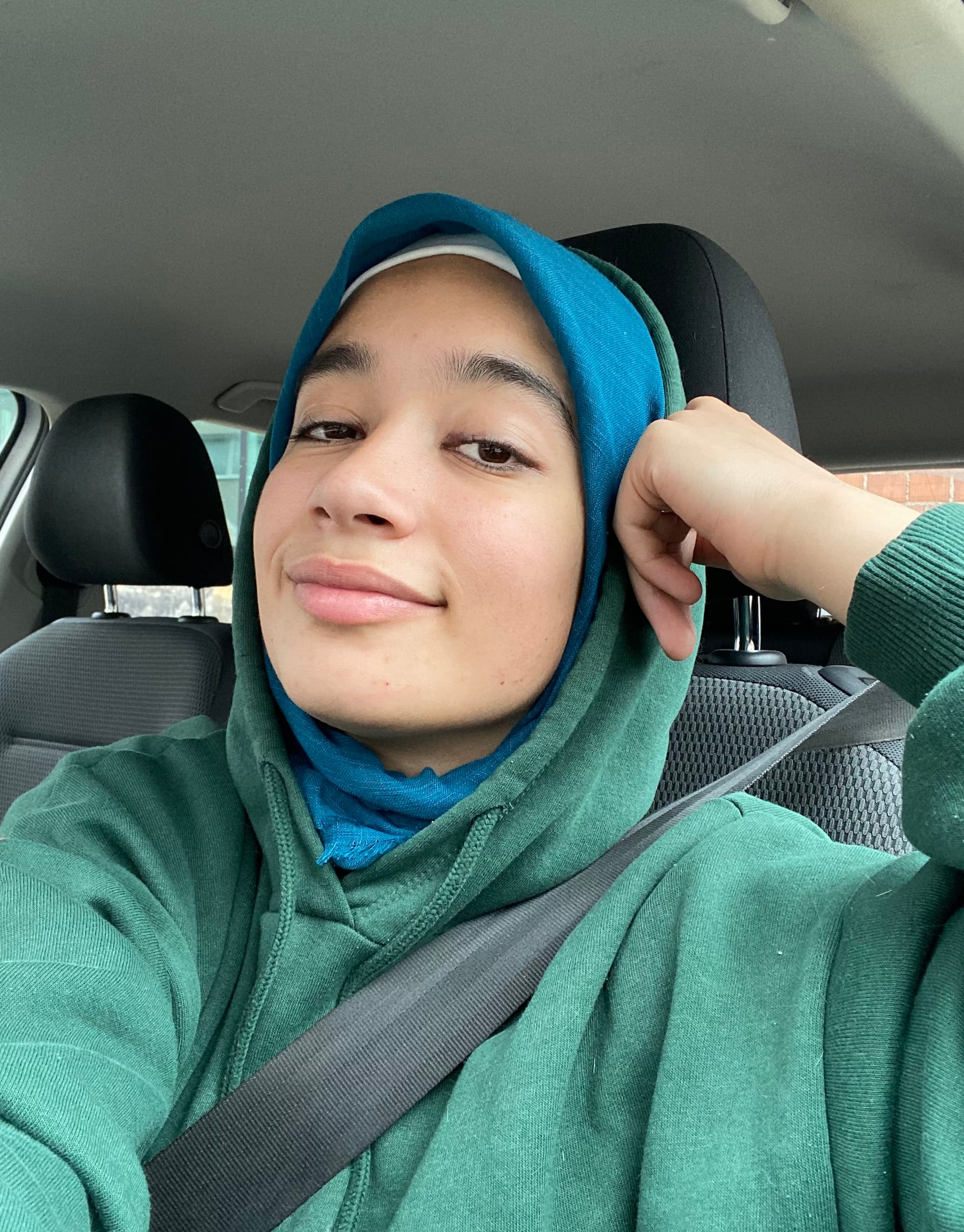 Cute Muslim Girl Selfie